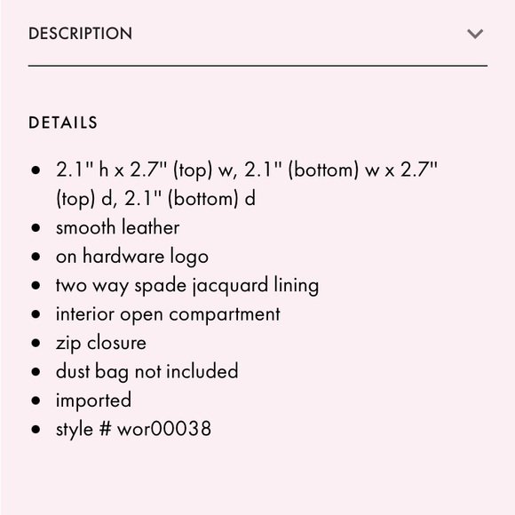 ☕️♠️Kate Spade♠️☕️Tea Party Coin Purse - Picture 3 of 12